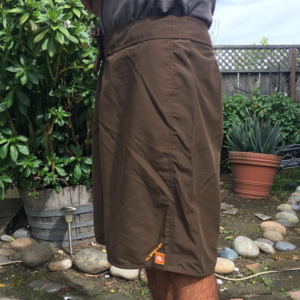 Brown Quiksilver Board Shorts